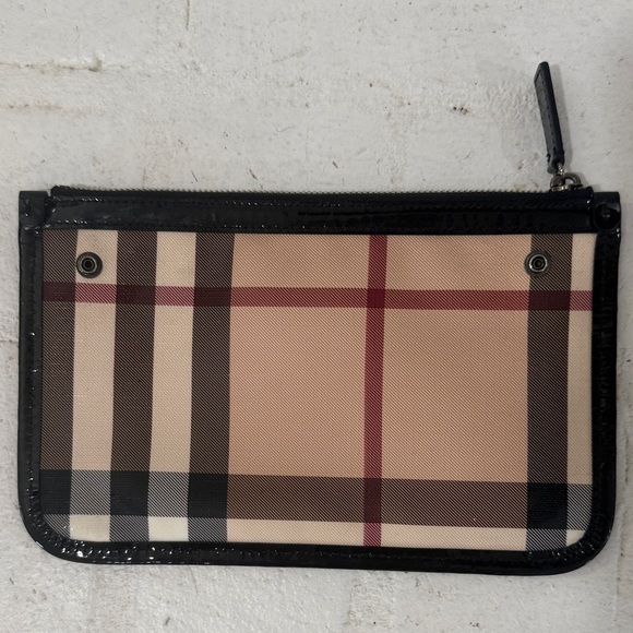 Burberry Beige and Black Checkered Tote - Picture 9 of 11